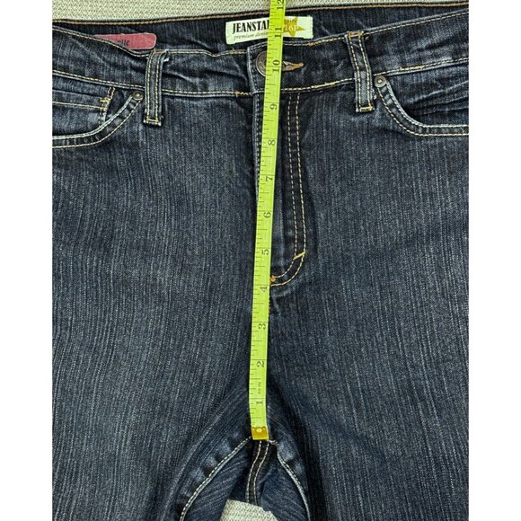 Jeanstar Premium Denim Elle Jeans Womens Size 16P Dark Blue Mid Rise Average - Picture 10 of 13